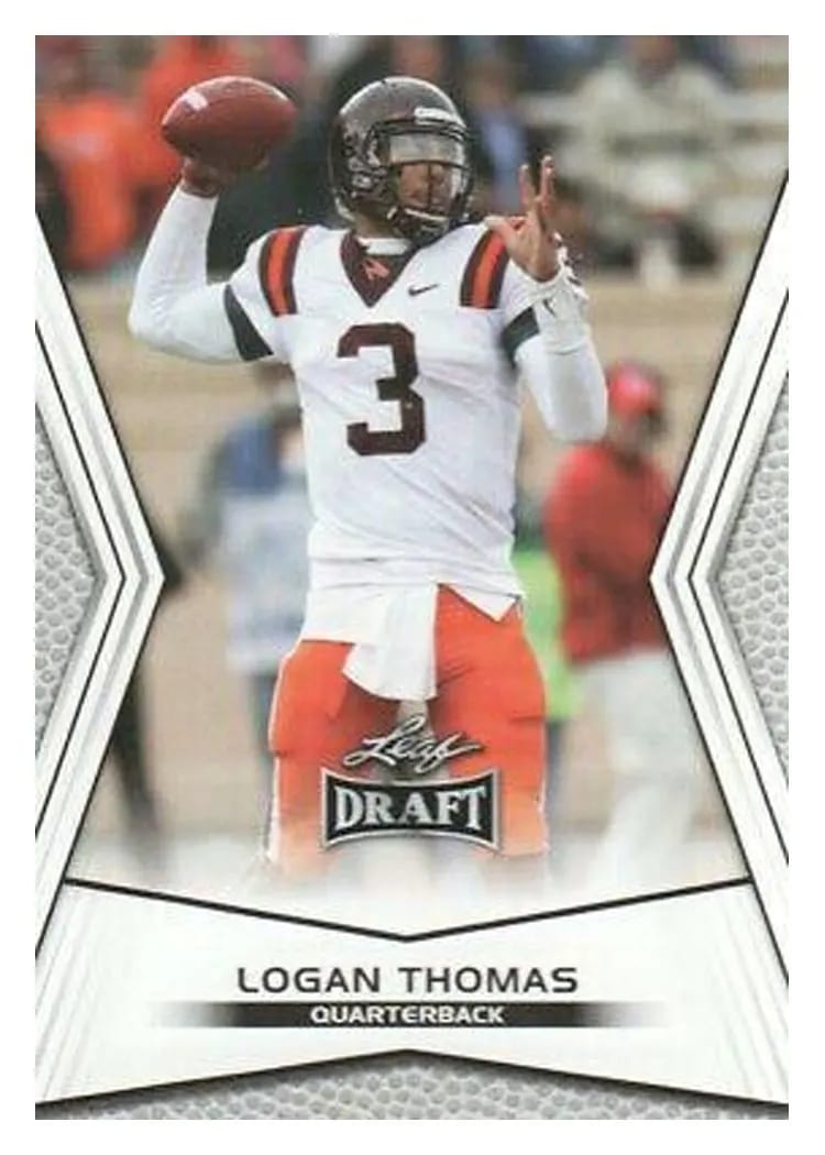 2014 Leaf Draft Logan Thomas #36 card