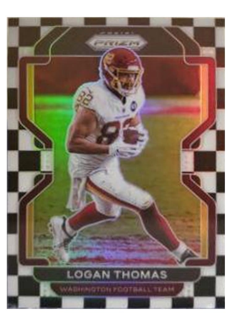 2021 Panini Prizm Base Set Logan Thomas #210 card