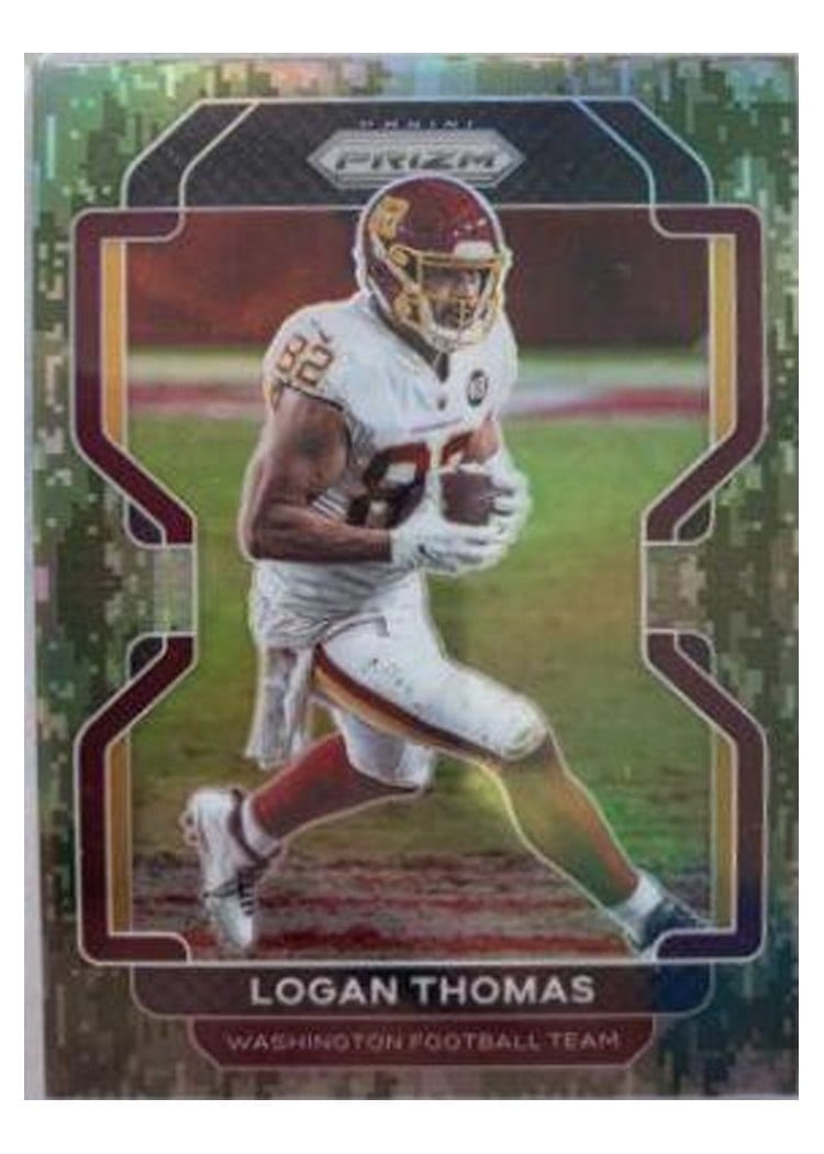 2021 Panini Prizm Base Set Logan Thomas #210 card