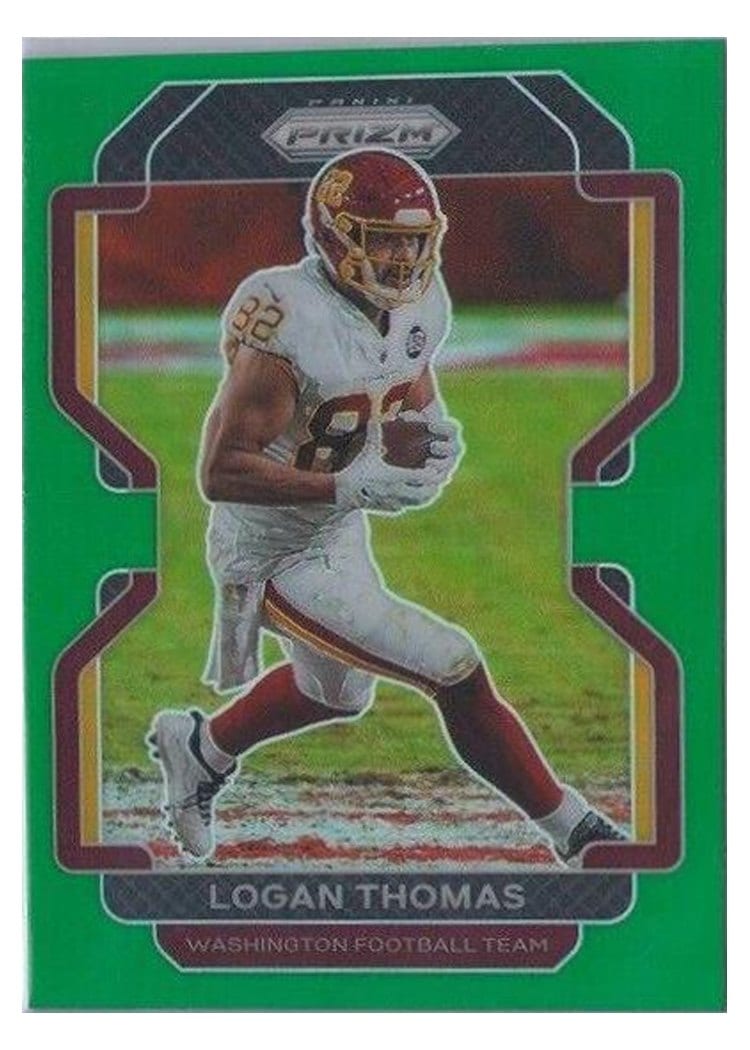 2021 Panini Prizm Base Set Logan Thomas #210 card