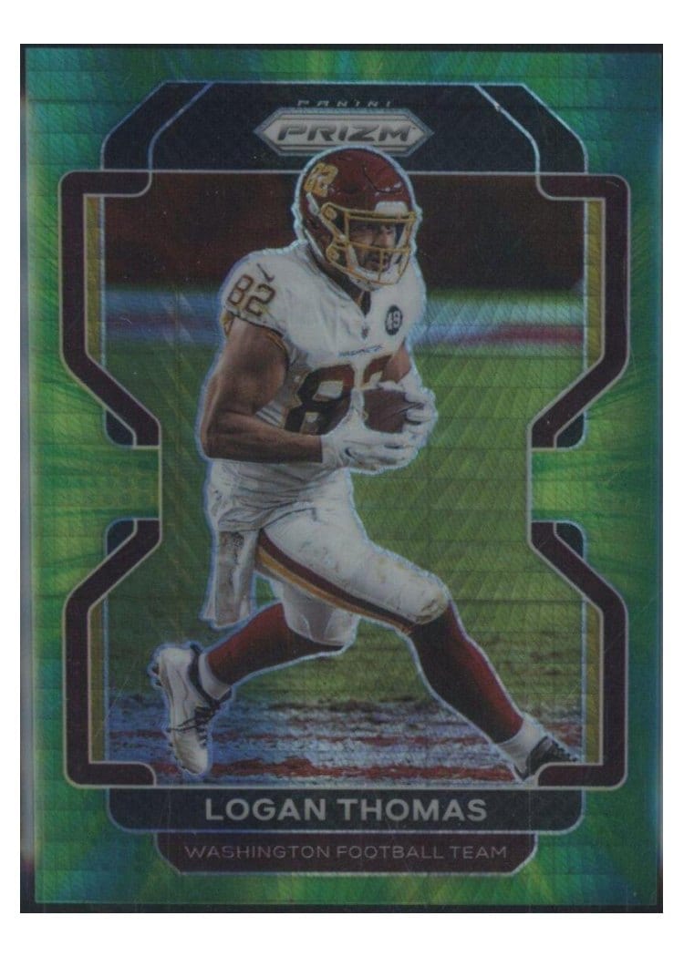 2021 Panini Prizm Base Set Logan Thomas #210 card