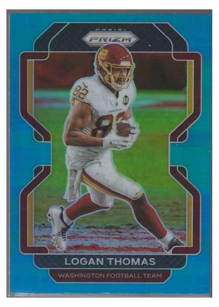 2021 Panini Prizm Base Set Logan Thomas #210 card