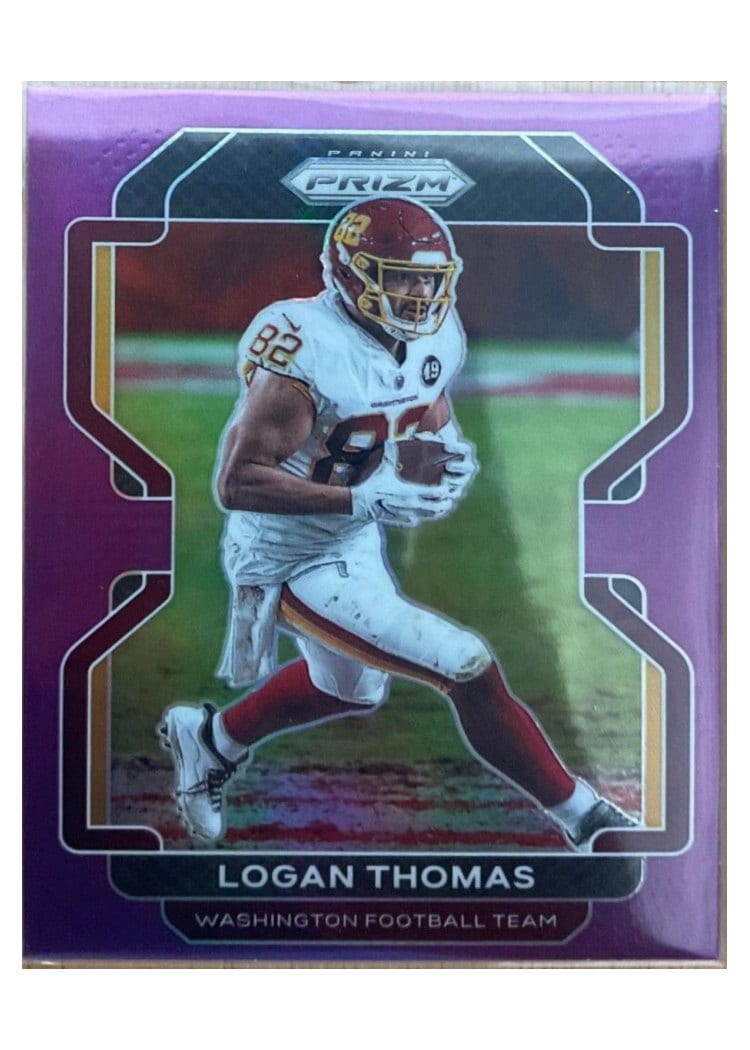 2021 Panini Prizm Base Set Logan Thomas #210 card