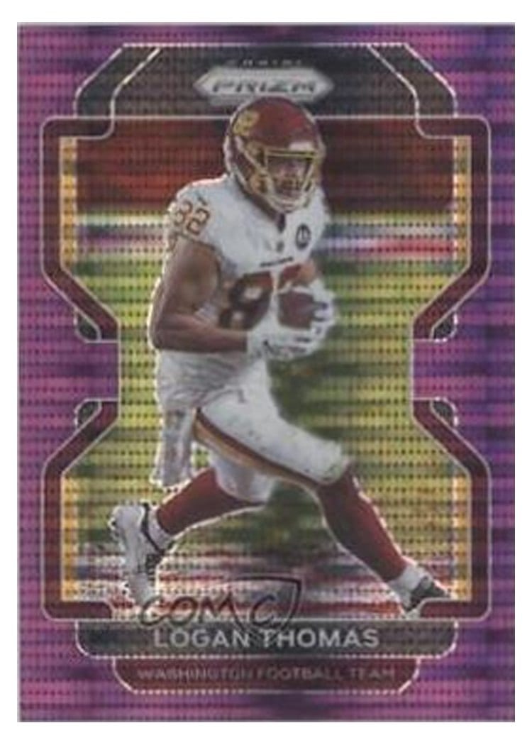 2021 Panini Prizm Base Set Logan Thomas #210 card