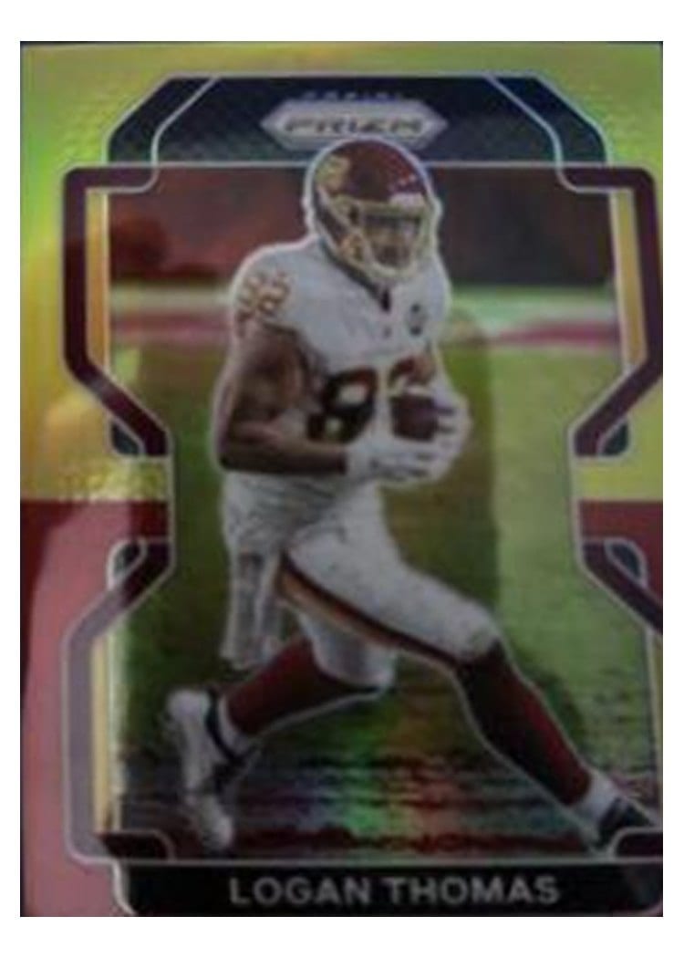 2021 Panini Prizm Base Set Logan Thomas #210 card
