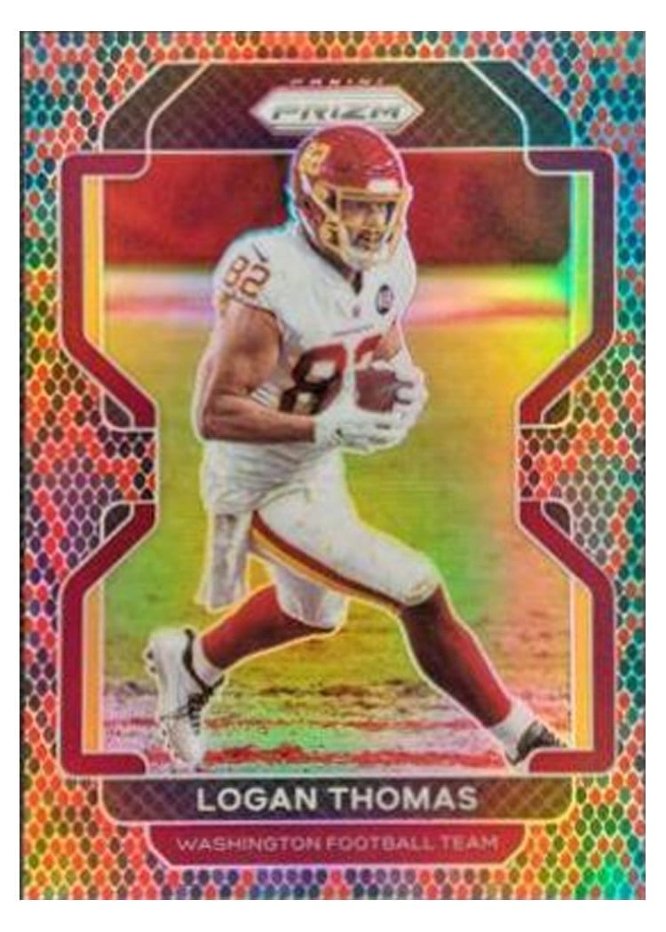 2021 Panini Prizm Base Set Logan Thomas #210 card