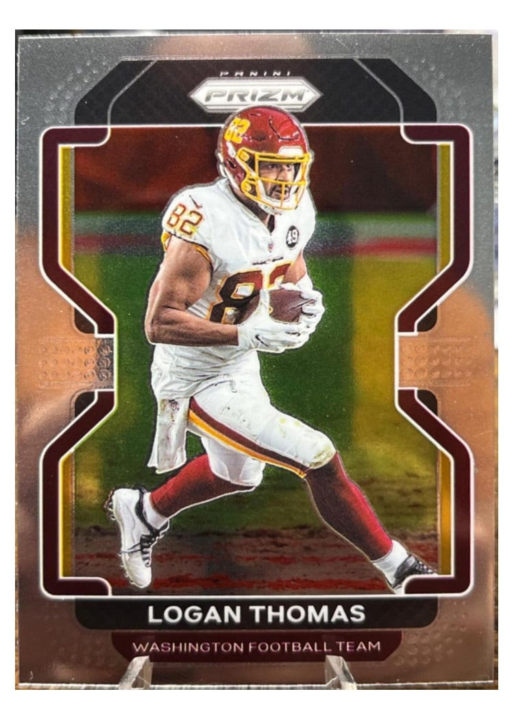 2021 Panini Prizm Base Set Logan Thomas #210 card