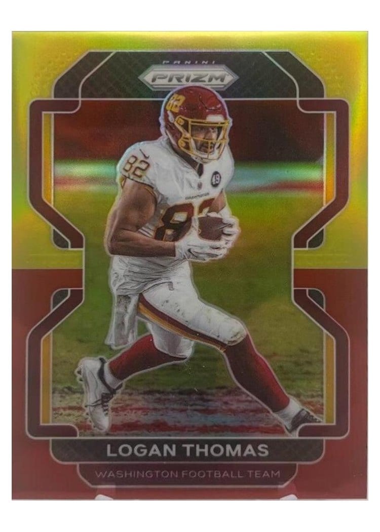 2021 Panini Prizm Base Set Logan Thomas #210 card