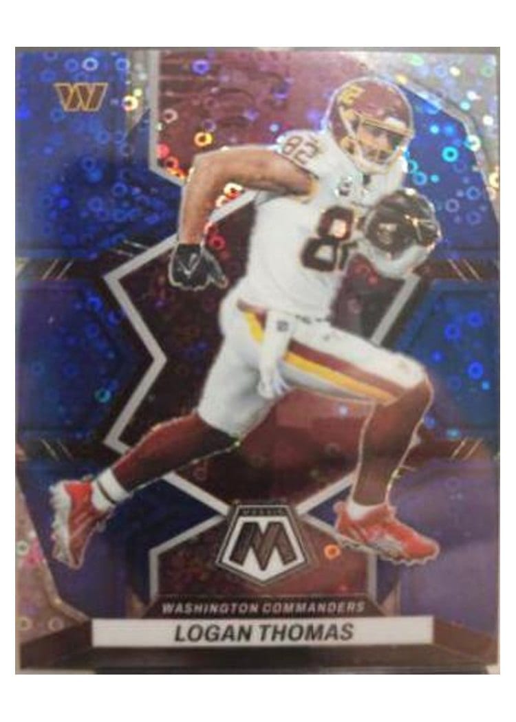 2022 Panini Mosaic Base Set Logan Thomas No Huddle Blue #224 card