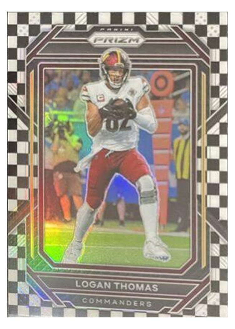 2022 Panini Prizm Base Set Logan Thomas #296 card