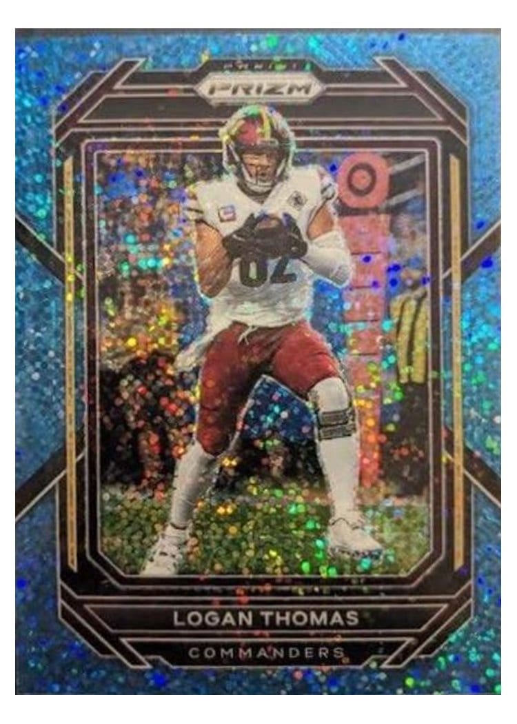 2022 Panini Prizm Base Set Logan Thomas #296 card