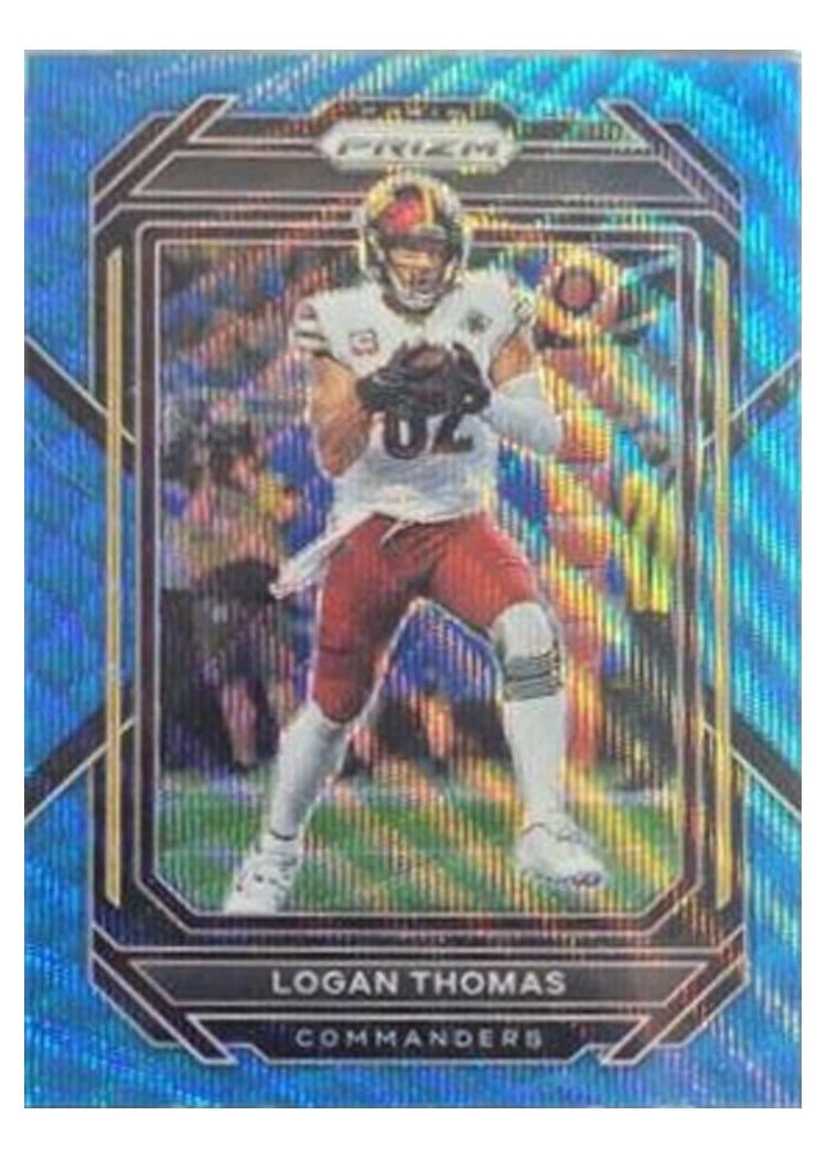 2022 Panini Prizm Base Set Logan Thomas #296 card