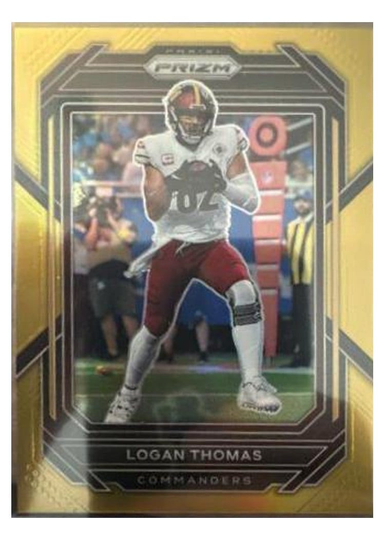2022 Panini Prizm Base Set Logan Thomas #296 card