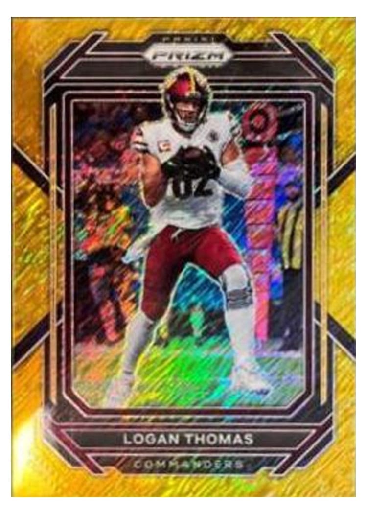2022 Panini Prizm Base Set Logan Thomas #296 card