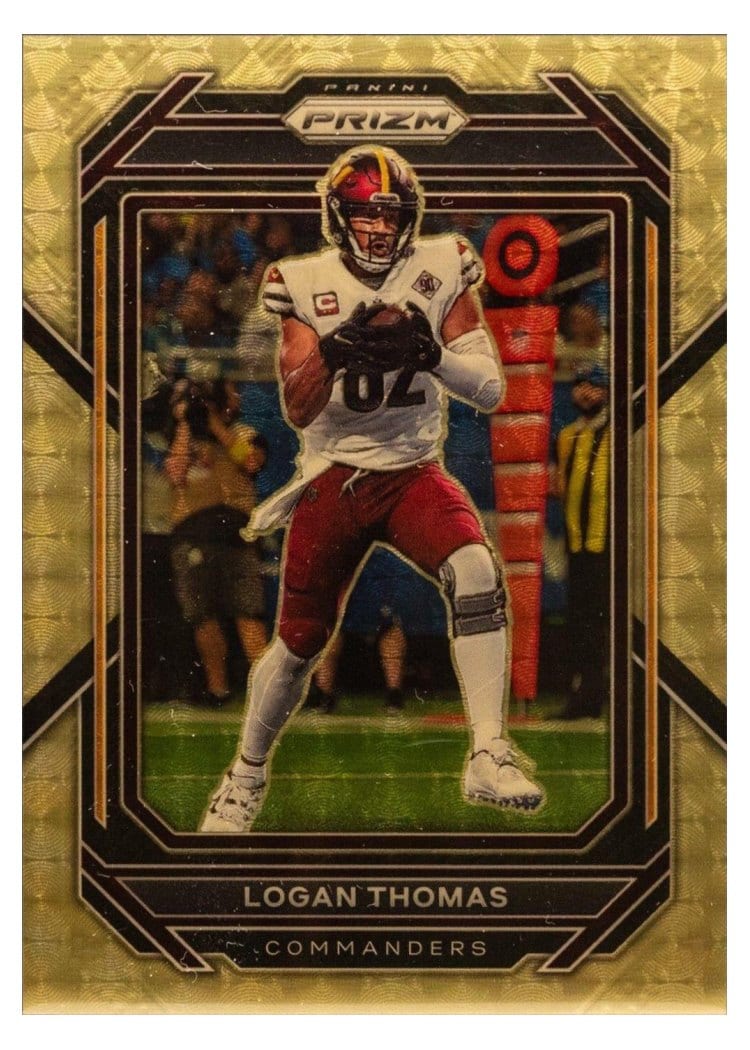 2022 Panini Prizm Base Set Logan Thomas #296 card