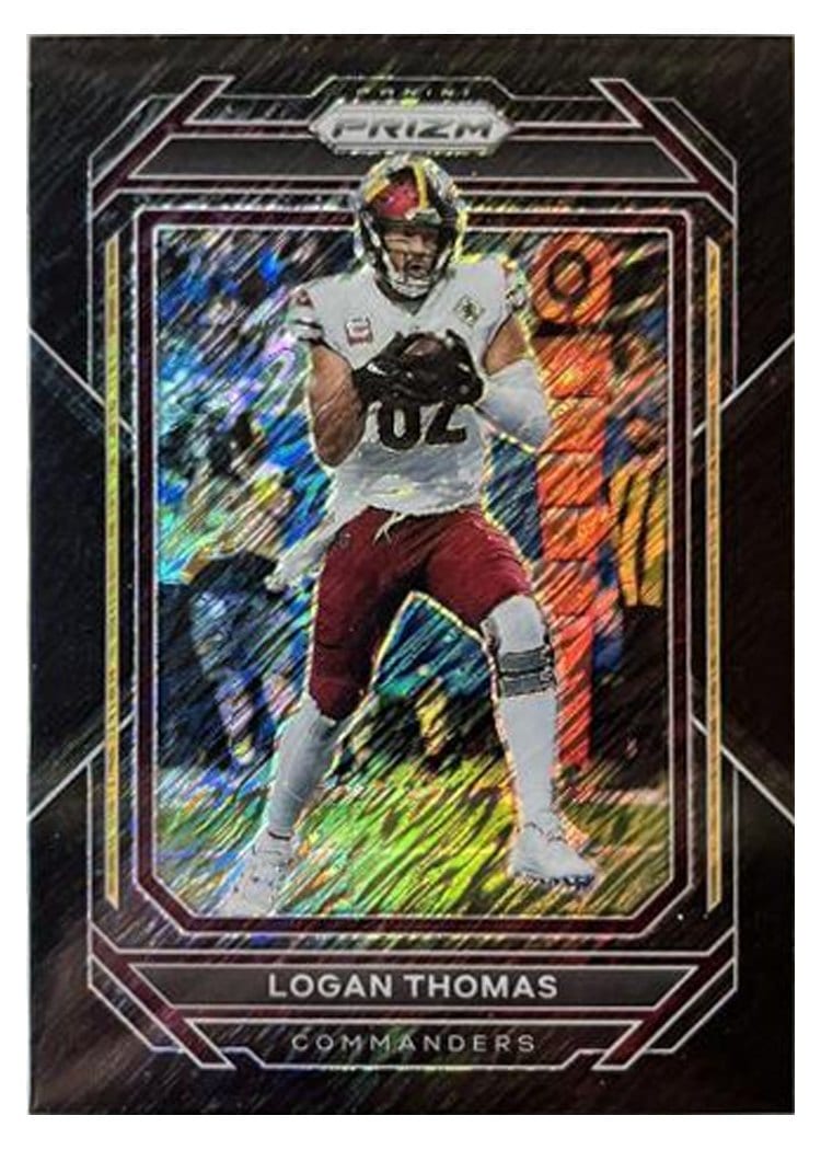2022 Panini Prizm Base Set Logan Thomas #296 card