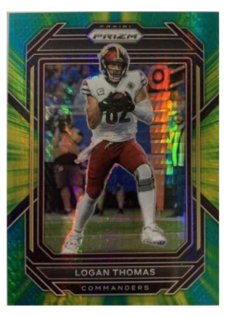 2022 Panini Prizm Base Set Logan Thomas #296 card