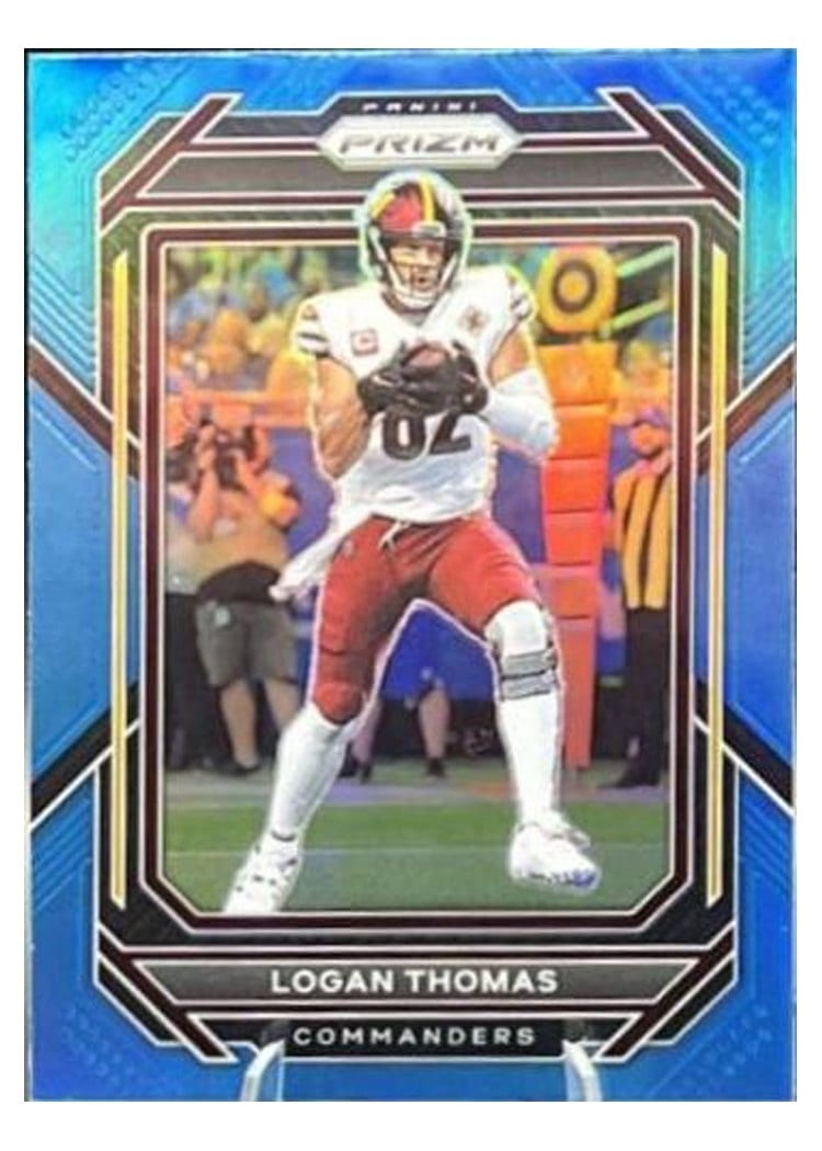 2022 Panini Prizm Base Set Logan Thomas #296 card