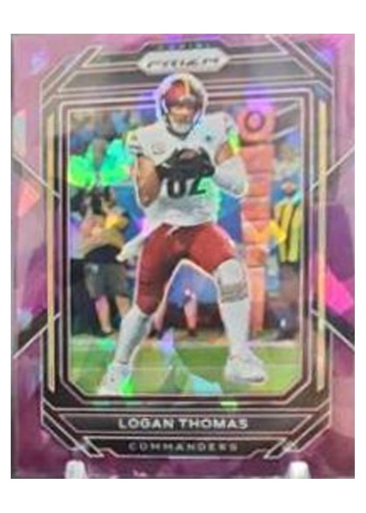 2022 Panini Prizm Base Set Logan Thomas #296 card