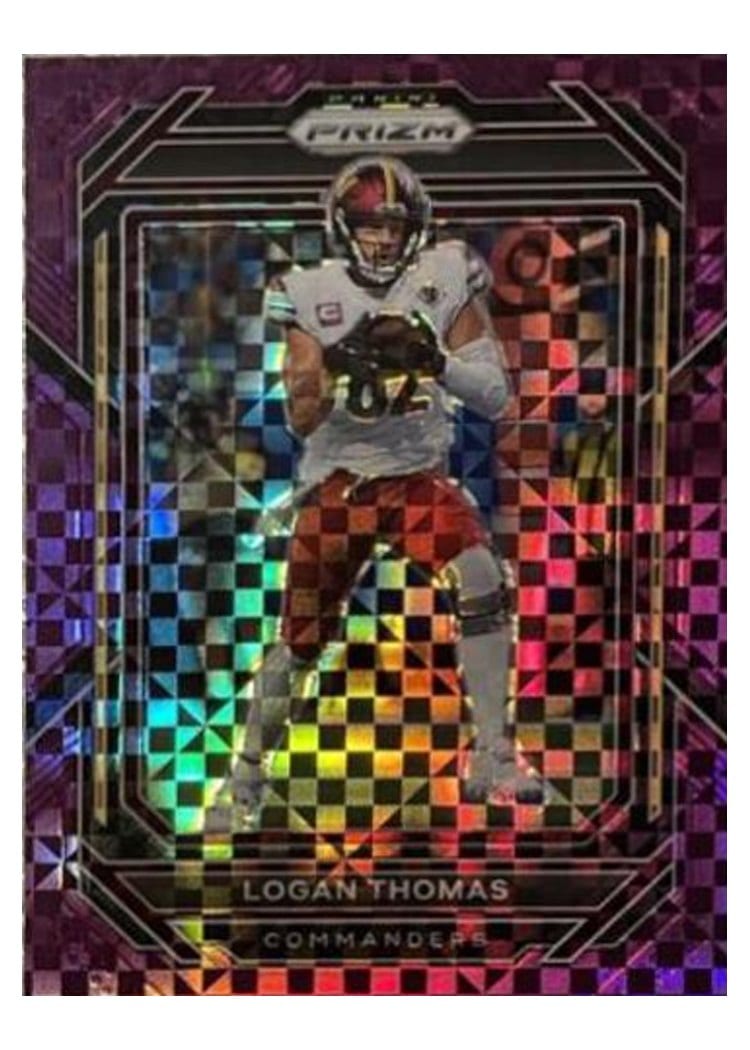 2022 Panini Prizm Base Set Logan Thomas #296 card