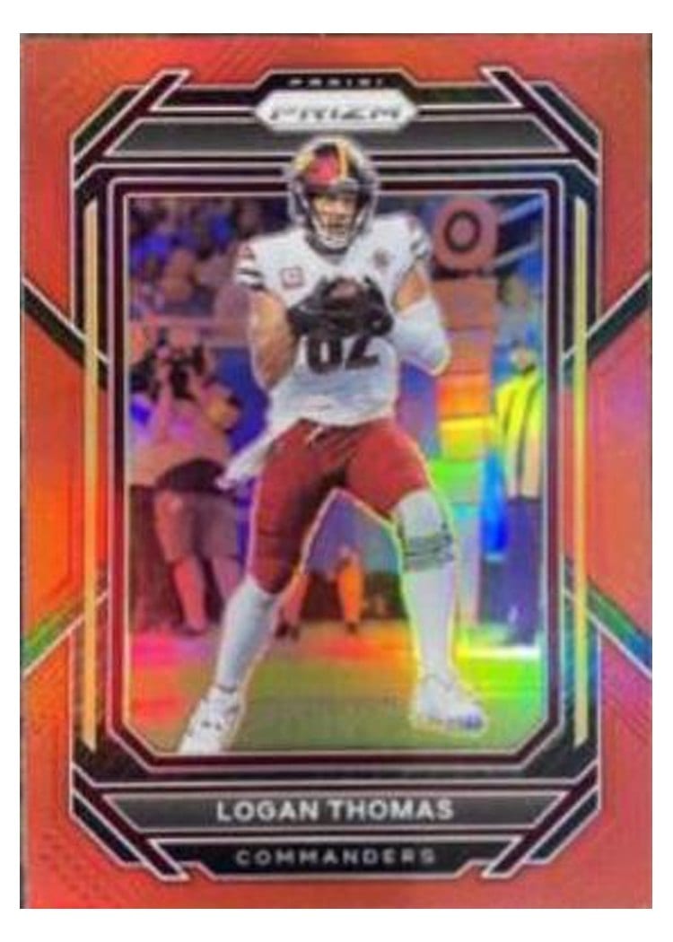 2022 Panini Prizm Base Set Logan Thomas #296 card