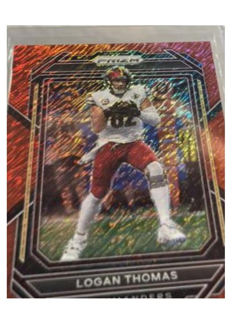 2022 Panini Prizm Base Set Logan Thomas #296 card