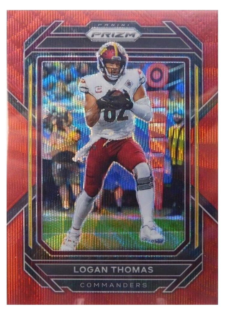 2022 Panini Prizm Base Set Logan Thomas #296 card