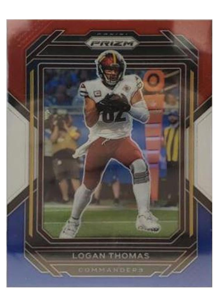 2022 Panini Prizm Base Set Logan Thomas #296 card