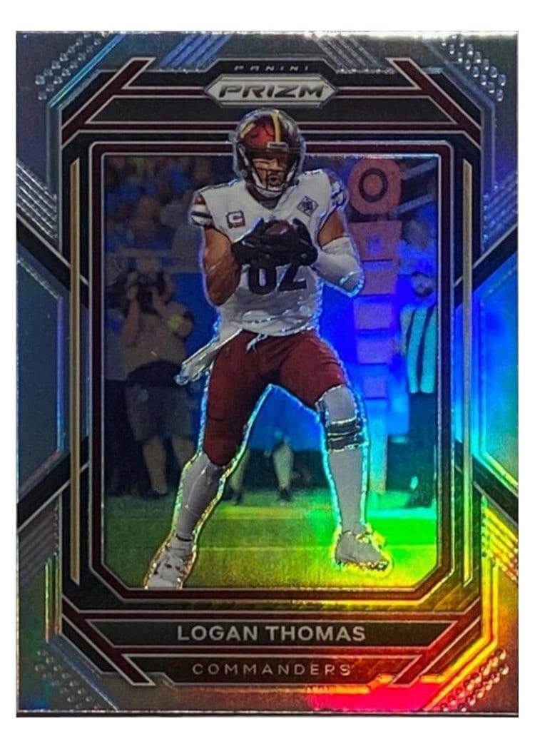 2022 Panini Prizm Base Set Logan Thomas #296 card