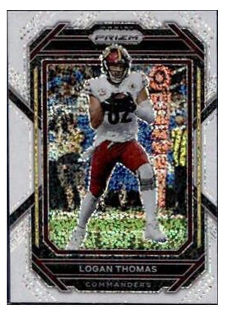 2022 Panini Prizm Base Set Logan Thomas #296 card