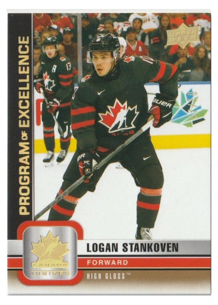 2023-24 Upper Deck Base Set Logan Thompson #185 card