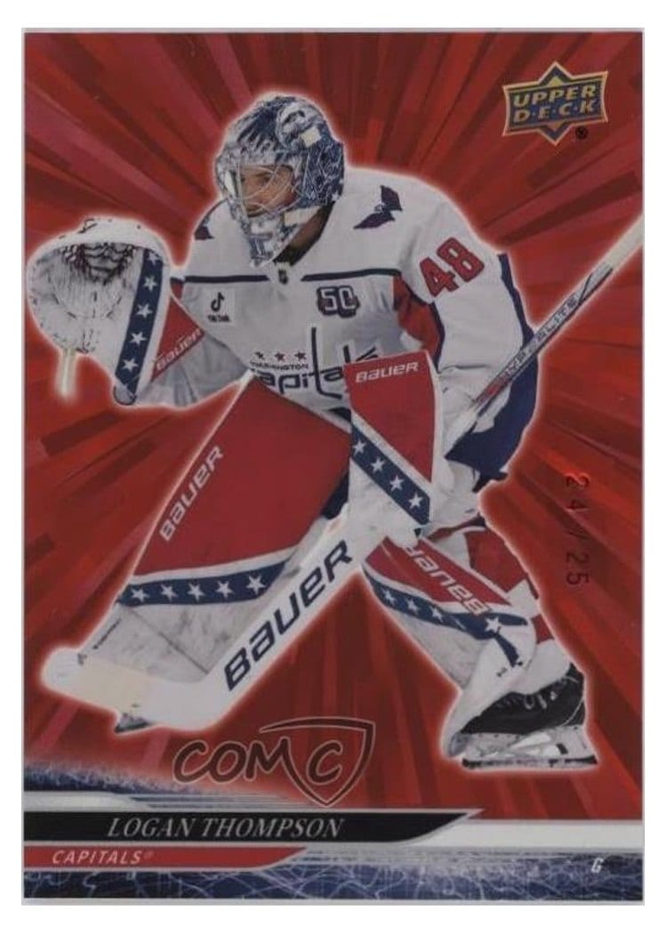 2024-25 Upper Deck Base Set Logan Thompson #644 card
