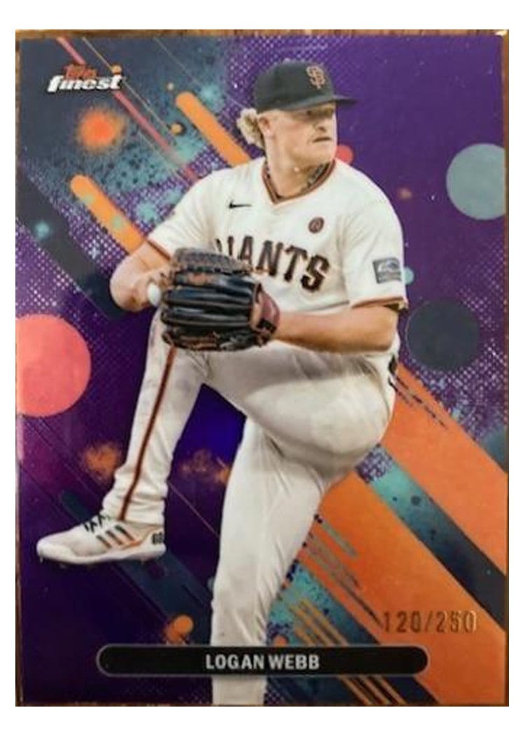 2025 Finest Base Set Logan Webb #64 card