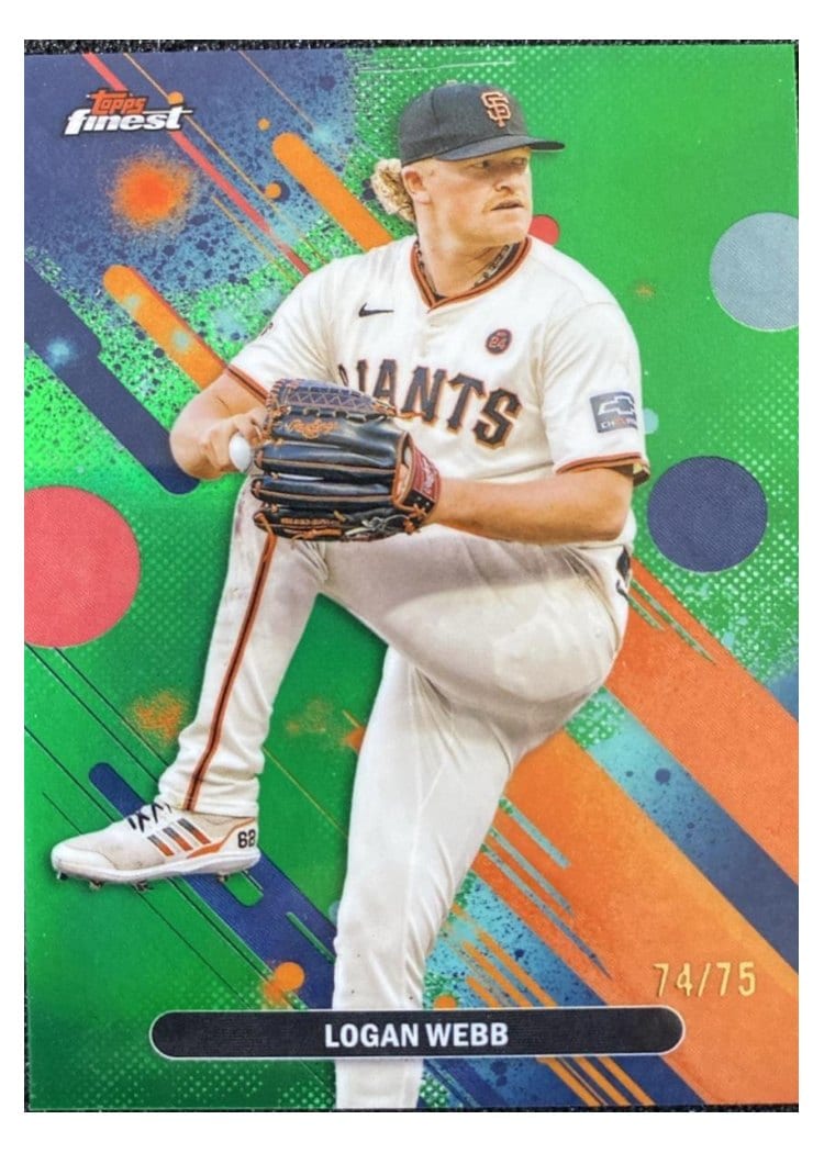 2025 Finest Base Set Logan Webb #64 card