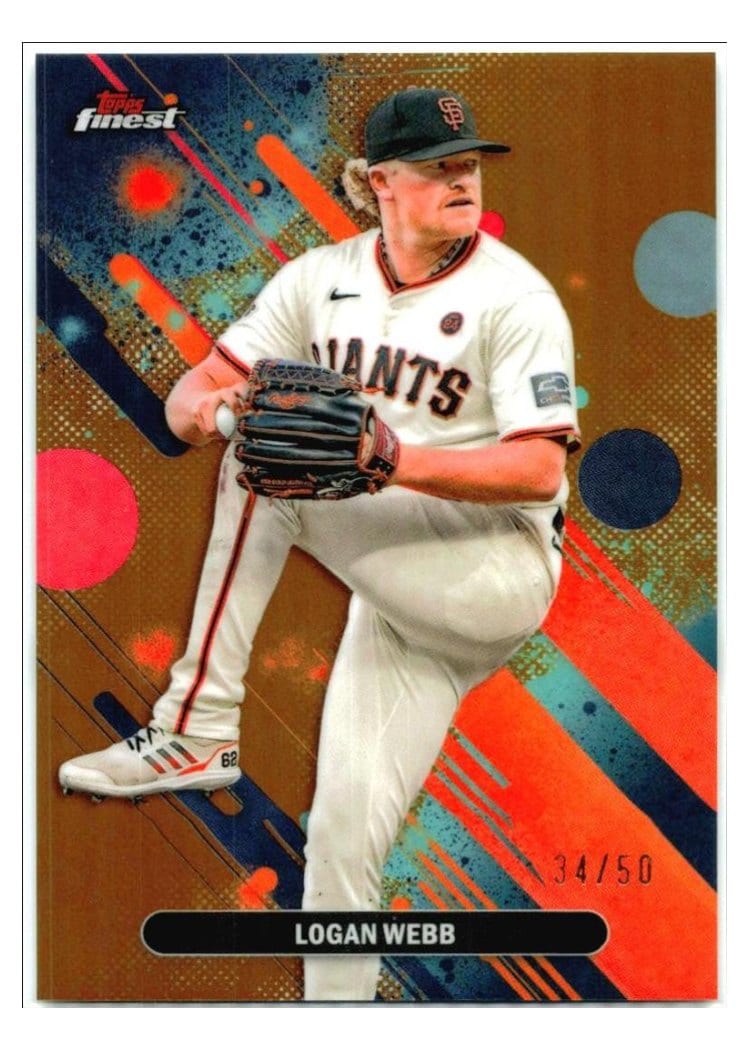 2025 Finest Base Set Logan Webb #64 card