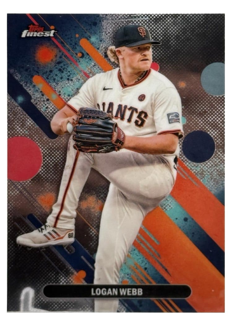 2025 Finest Base Set Logan Webb #64 card