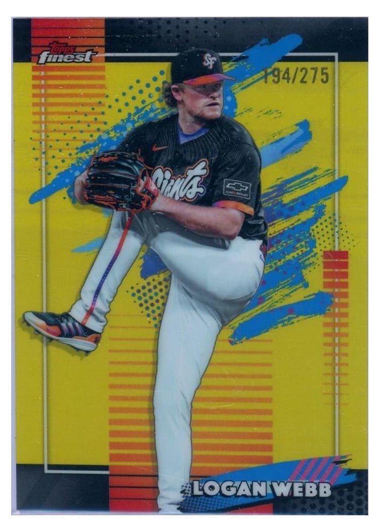 2026 Topps Finest Logan Webb #172 card