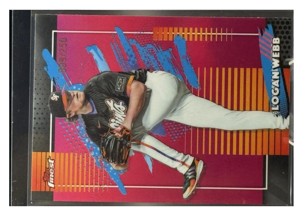 2026 Topps Finest Logan Webb #172 card