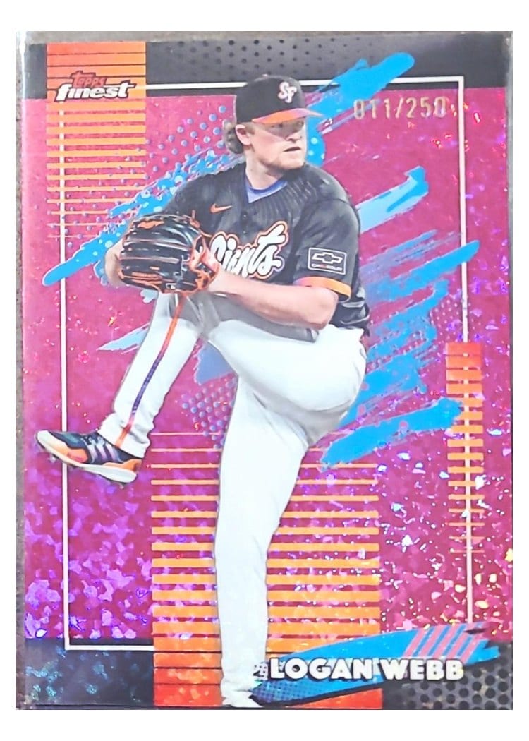 2026 Topps Finest Logan Webb #172 card