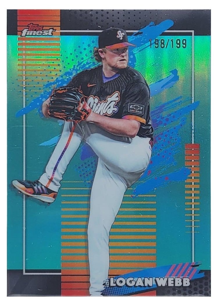 2026 Topps Finest Logan Webb #172 card