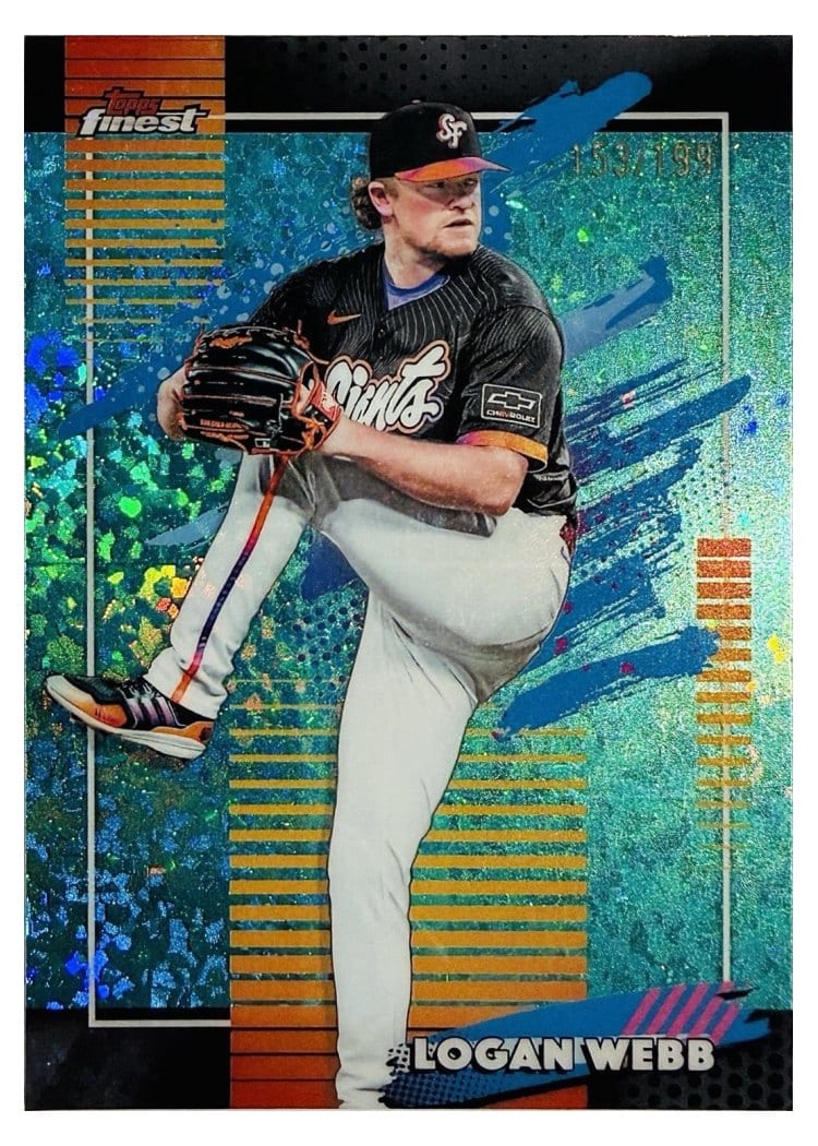 2026 Topps Finest Logan Webb #172 card