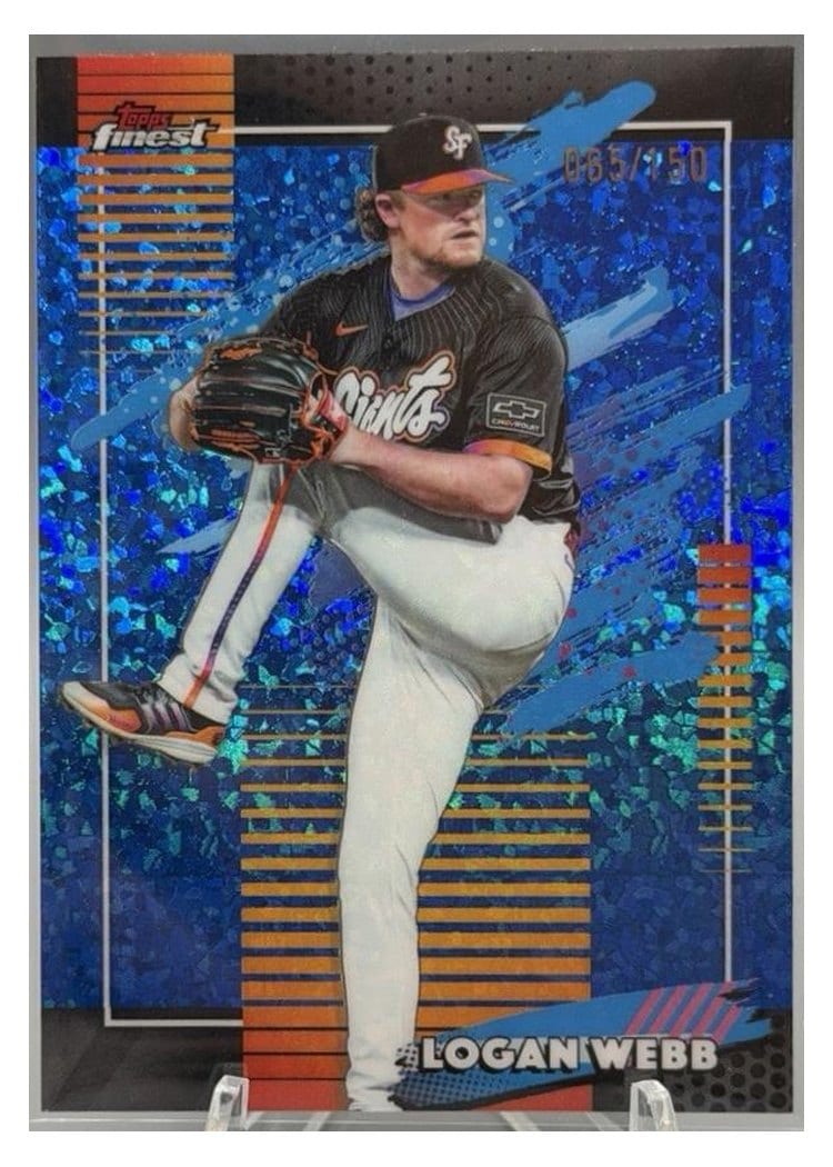 2026 Topps Finest Logan Webb #172 card