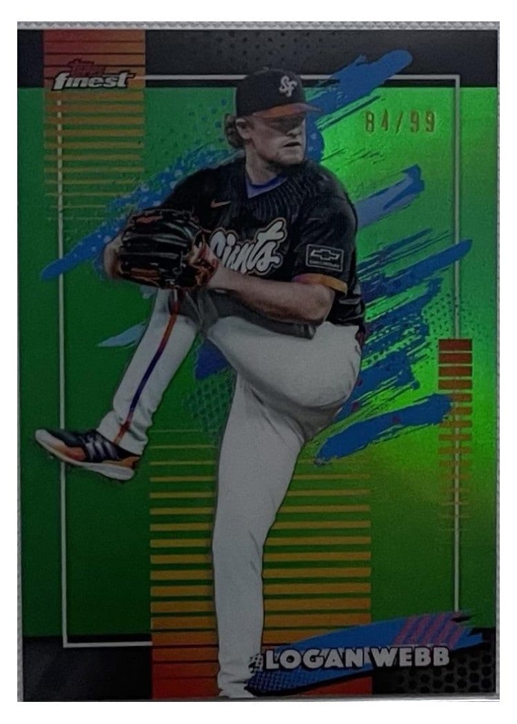 2026 Topps Finest Logan Webb #172 card