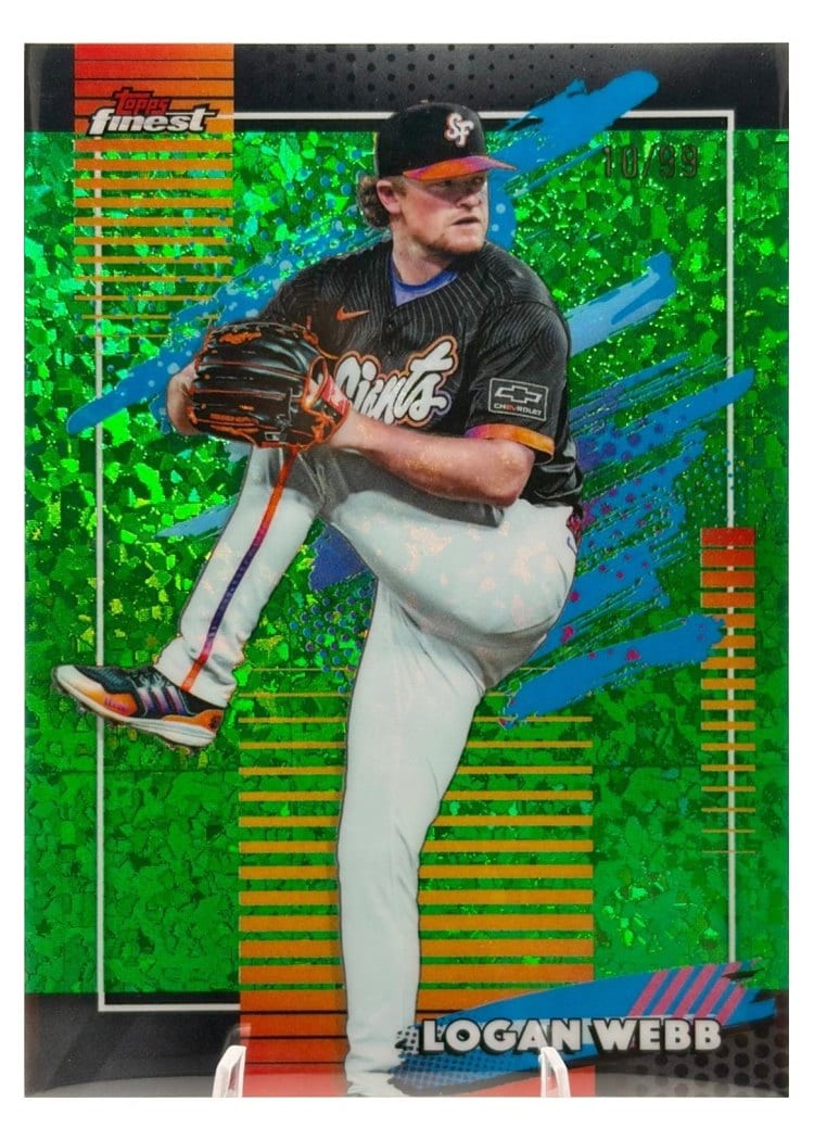 2026 Topps Finest Logan Webb #172 card