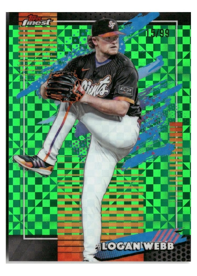 2026 Topps Finest Logan Webb #172 card