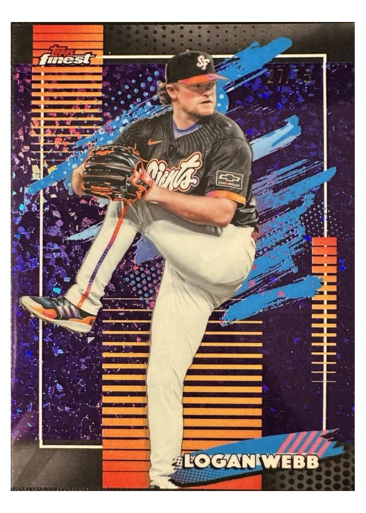 2026 Topps Finest Logan Webb #172 card