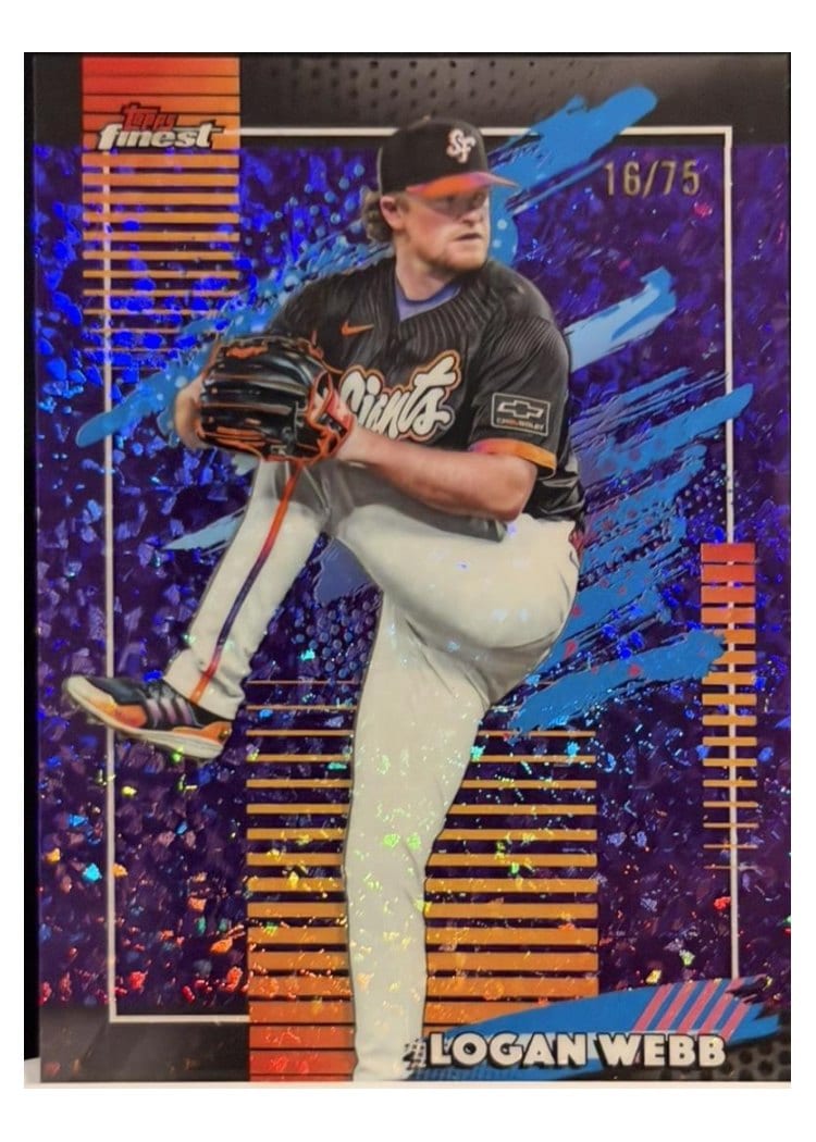 2026 Topps Finest Logan Webb #172 card