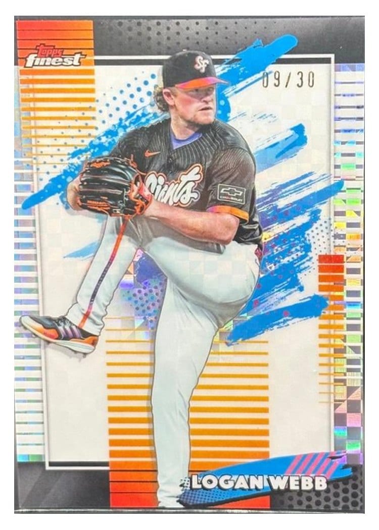 2026 Topps Finest Logan Webb #172 card