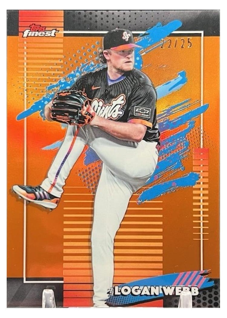 2026 Topps Finest Logan Webb #172 card
