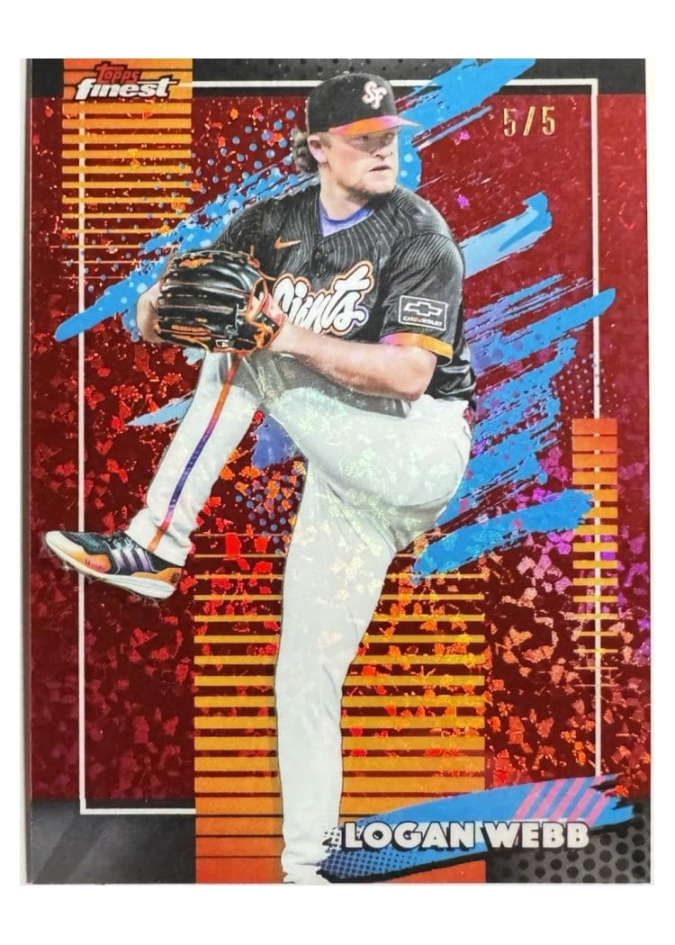 2026 Topps Finest Logan Webb #172 card